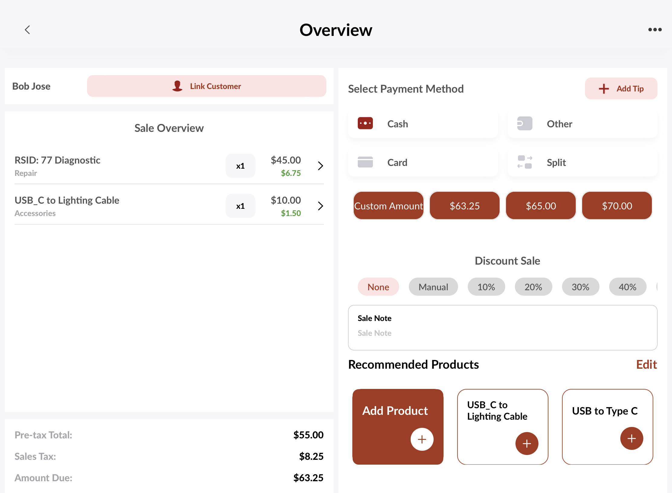 screenshot of Repair Spots